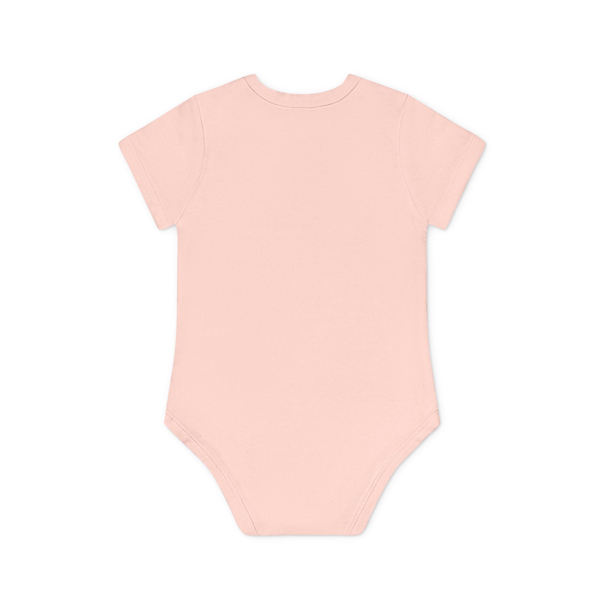 Cute Giraffe Baby Bodysuit - Organic Short Sleeve Onesie for Newborns