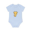 Cute Giraffe Baby Bodysuit - Organic Short Sleeve Onesie for Newborns